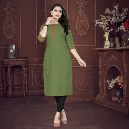 Mehndi Galaxy Cotton kurti